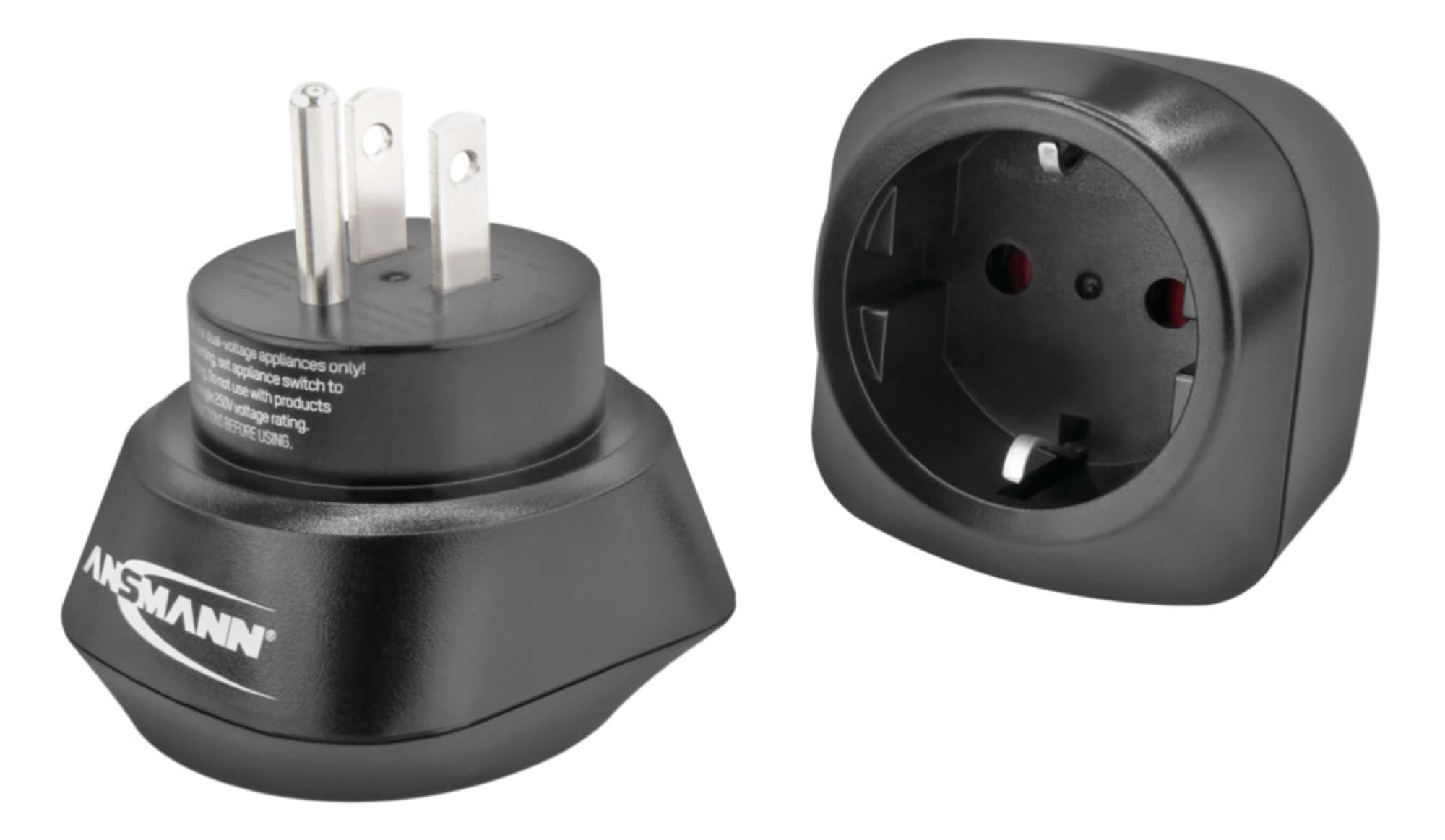 Adaptateur de voyage ANSMANN "Europe vers USA"